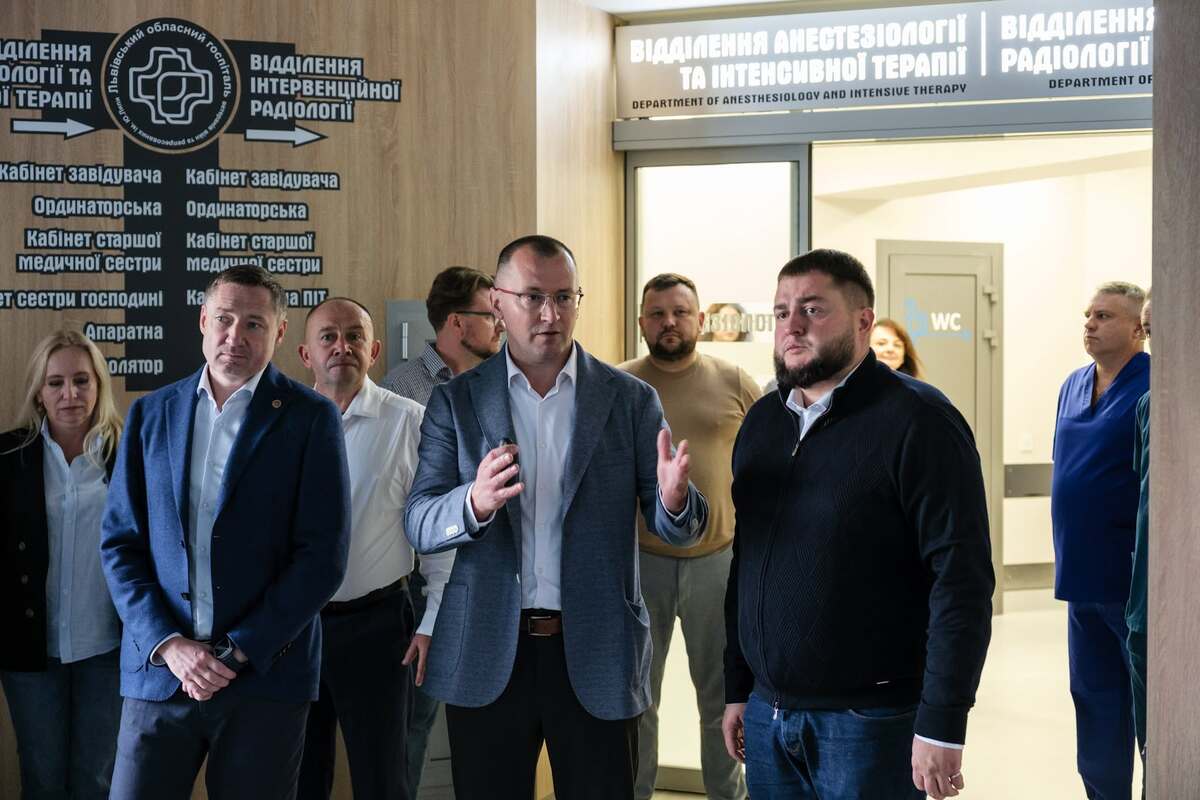 відкриття оновленого відділення анестезіології
